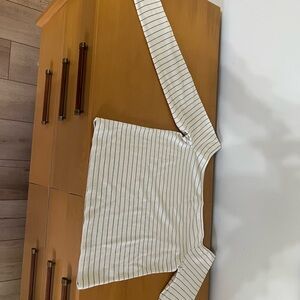 Marine Layer Black and White Striped Long Sleeve Top